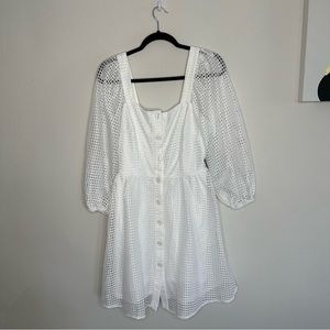 NWT New York and Company Lace Net Dress Size Large